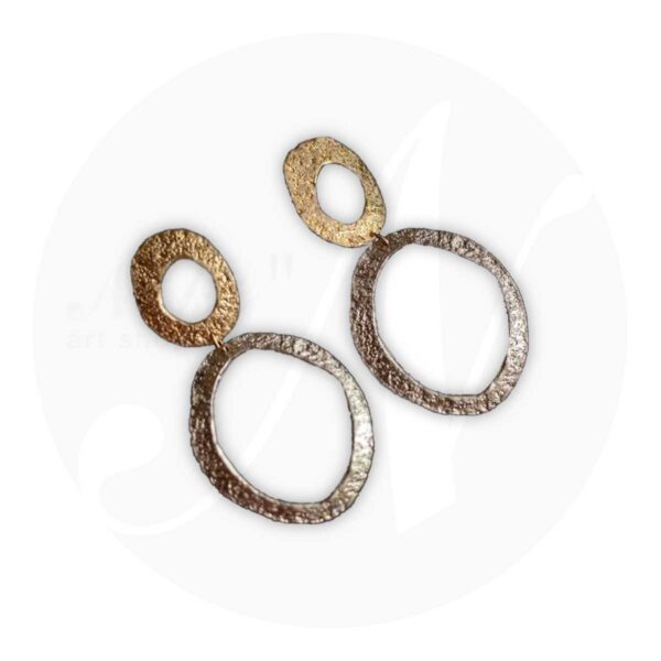 Brass Earrings Vega I - KALLIOPE