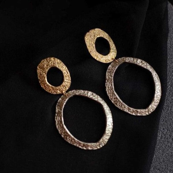 Brass Earrings Vega I - KALLIOPE